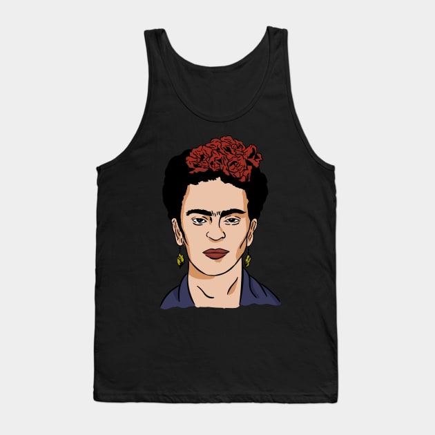 kahlo Tank Top by Litho